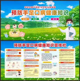 预防手足口病健康知识宣传栏