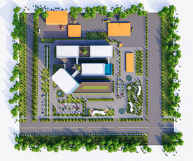 酒店综合体规划设计案例平面图