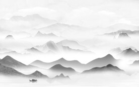 淡雅 新品中式山水 TIF分层