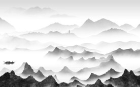 人气 最新中式山水 TIF分层