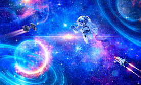 蓝色星空软膜天花