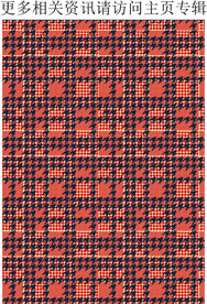 千鸟格面料 秋冬服装