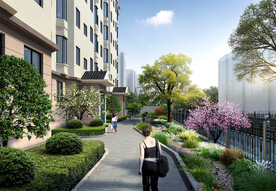 住宅绿化效果图