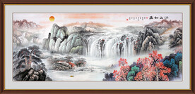 大厅山水画