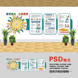 适量运动文化墙