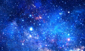 蓝色宇宙星空背景