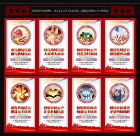 居民议事会展板