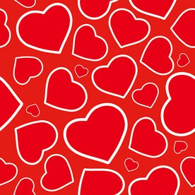 红色心形贴图