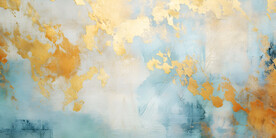 蓝色渐变金色大理石背景