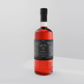 红酒瓶 blender模型