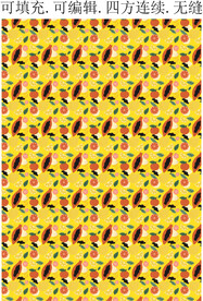 木瓜图案 水果花纹