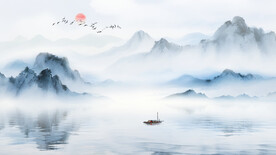 新中式客厅沙发背景