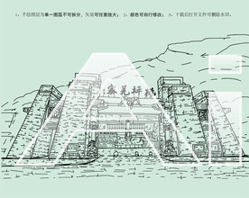 四川阿坝藏族羌族自治州桃坪羌寨