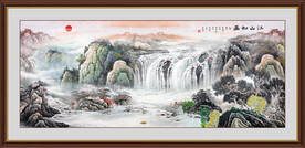 客厅山水画