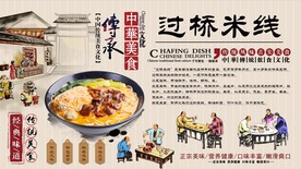 过桥米线背景墙