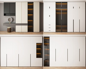 现代衣柜 鞋柜 玄关柜