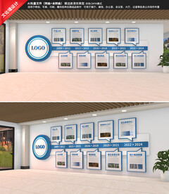 企业发展历程文化墙