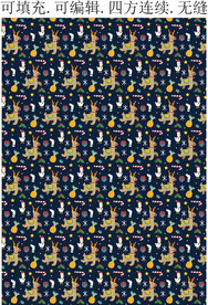 卡通图案 圣诞节图案