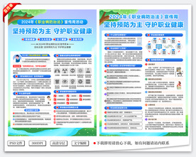 职业病防治法宣传周宣传单