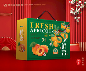 杏包装 黄杏礼盒