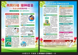 2024预防接种日宣传单