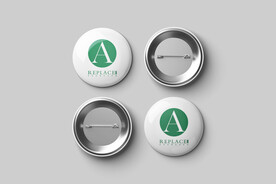 马克贴徽章样机