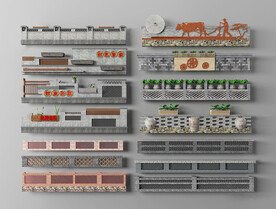 新中式乡村景墙