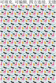 卡通动物  趣味动物图案