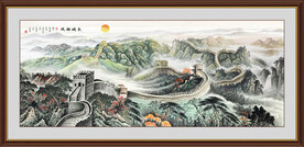 长城山水画