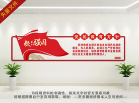 教育方针文化墙