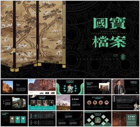 国宝档案汇报ppt模板