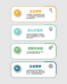 多彩数据信息图表