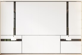 白色直播间背景墙