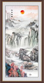 玄关山水画