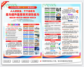 全国防灾减灾日宣传单