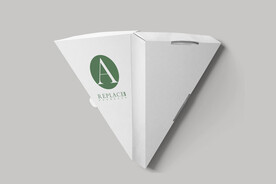 三角披萨盒样机