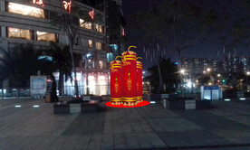 商业广场装饰大摆件镂空装饰雕塑