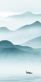 蓝色 最新山水玄关 TiF分层