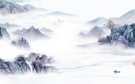 别墅 高清中式山水 TiF分层