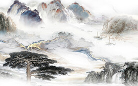 别墅 高端现代山水 TiF分层