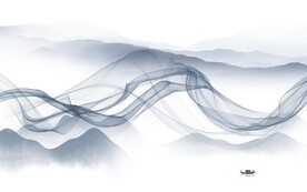 简约 中式轻奢山水 TiF分层