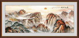 江山如画五岳独尊泰山日出