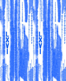 数码印花竖条数字矩阵