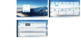 后台管理系统UI可视化ipad