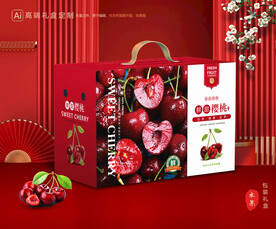 樱桃包装 车厘子礼盒