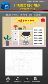 防震减灾手抄报小报地震小常识