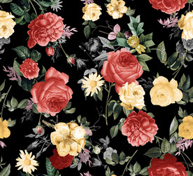 手绘花 大花 大牌花