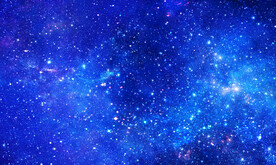 蓝色星空背景吊顶