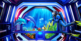 海底世界立体画