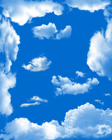 蓝天白云